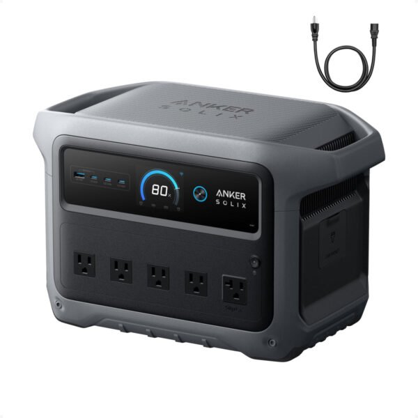 Anker SOLIX C1000 Gen 2 with AC charging cable, 2000W 1024Wh Power Station