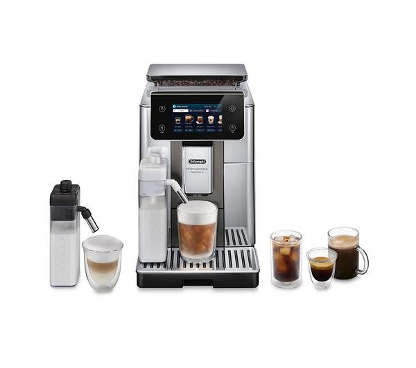 Premium Silver Finish DeLonghi PrimaDonna Coffee Machine
