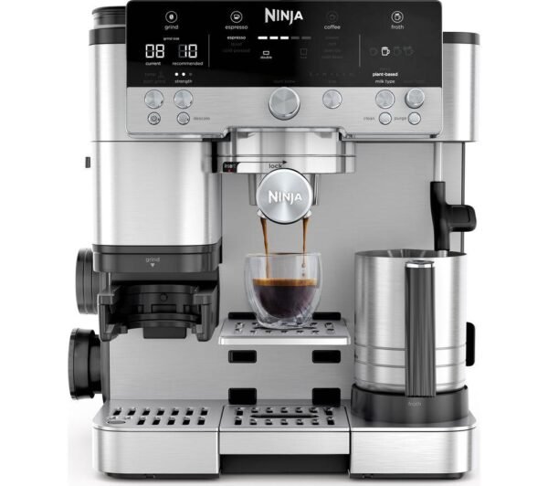 Premium Silver Finish Ninja Luxe Café Coffee Machine